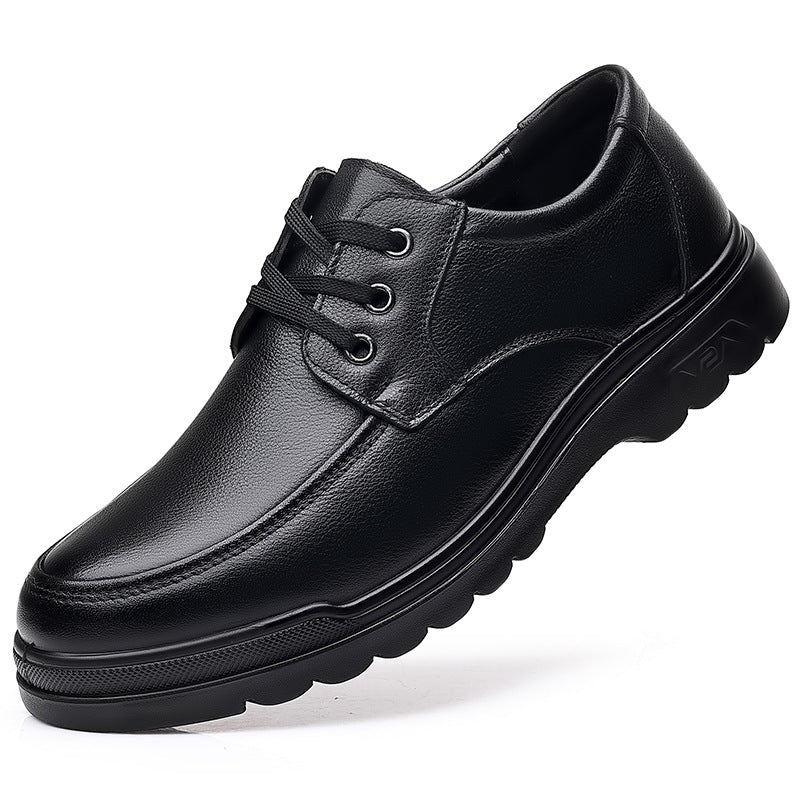 Men's Fashion Comfortable Elegant Business Platform Leather Shoes
