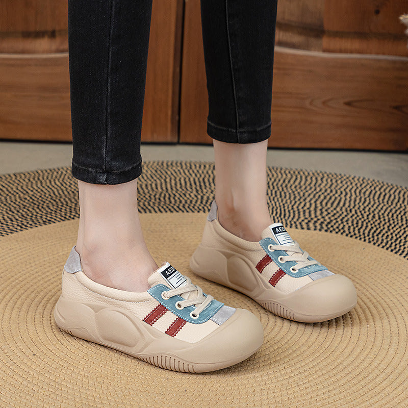 Women's Soft Bottom Pumps Retro Easy Matching Sneakers