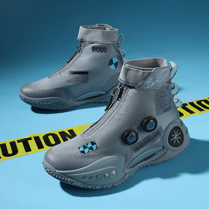 Men's Wade Rotating Buckle Carbon Plate Combat Middle School Sports Sneakers