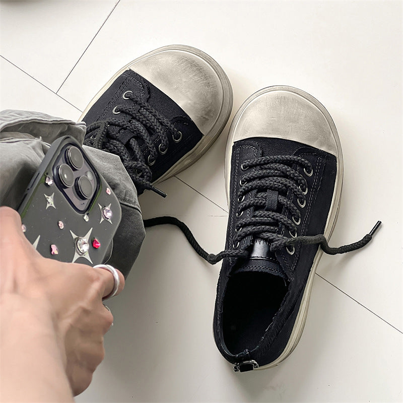 Head Thick Sole Height Increasing Mickey Sneakers