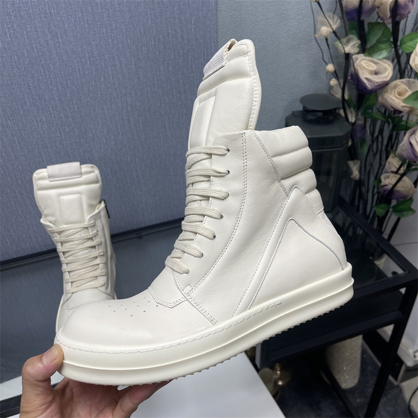 Inverted Triangle Top Layer Cowhide Increased Milk Boots