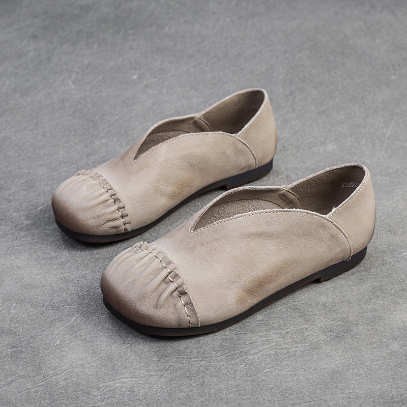 Women's Retro Minority Wind Soft Bottom Mom Casual Shoes