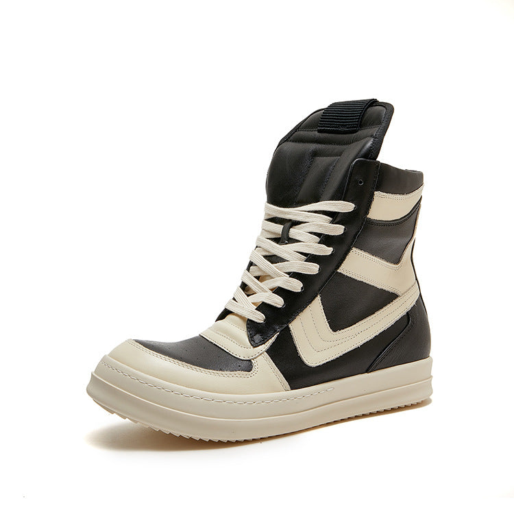 Men's High Top Personal Korean Style Color Sneakers