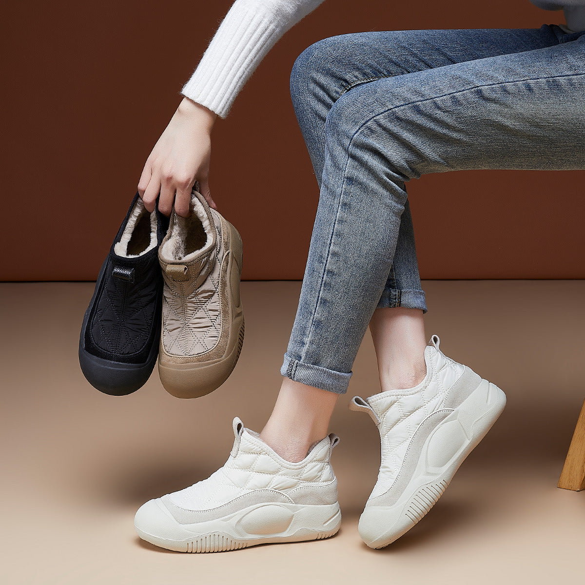 Veet Female Winter Fashion Korean Warm Women's Shoes