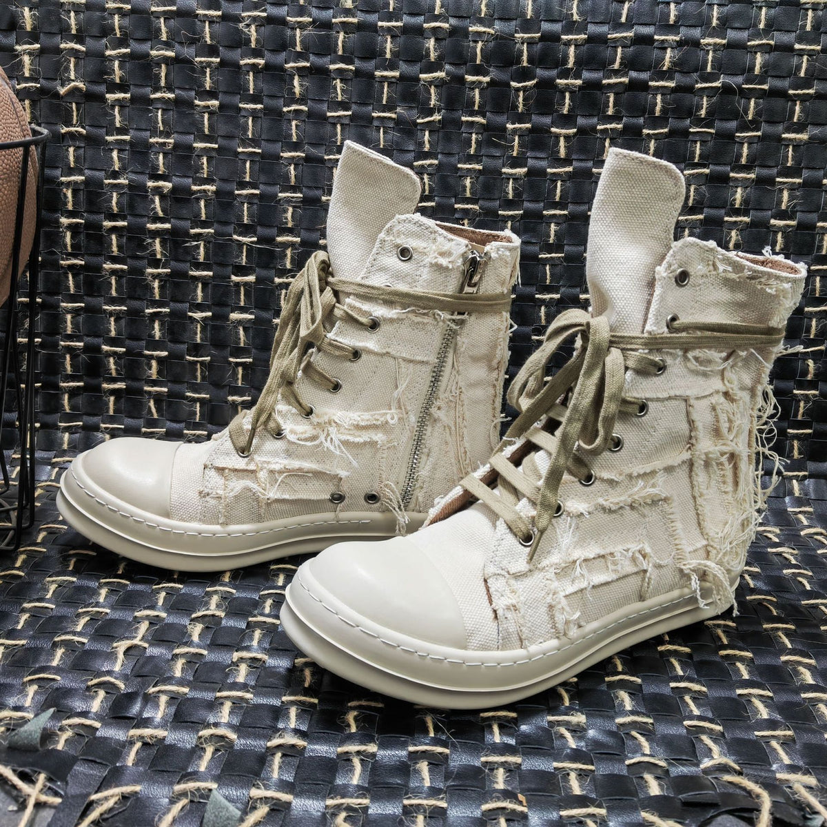 Women's & Men's Sole Milk Fragrance Board Breathable Distressed Women's Casual Shoes