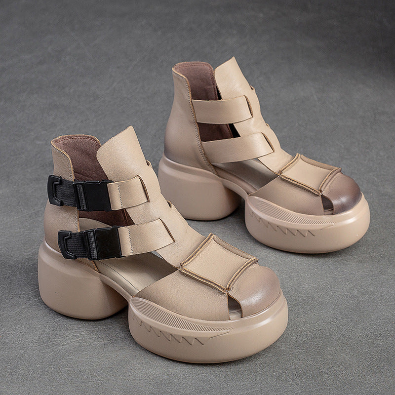 Women's & Men's Hole Comfortable Breathable Platform Round Toe Sandals