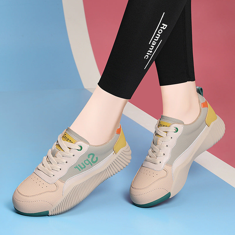 Women's Lightweight Soft Sole Running White Summer Sneakers