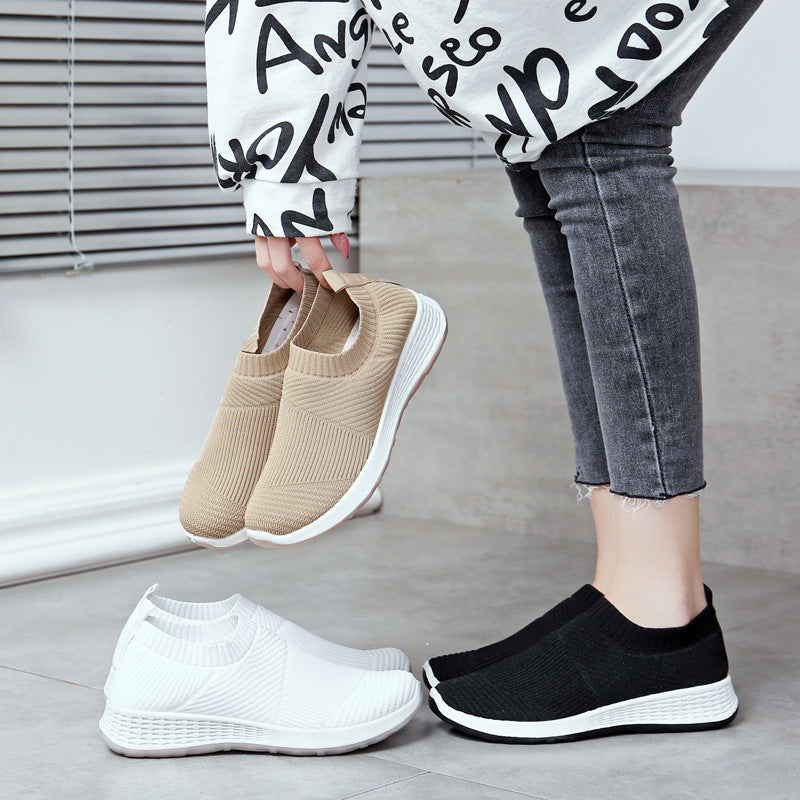 Women's Bottom Slip-on Running Socks Cover Feet Casual Shoes