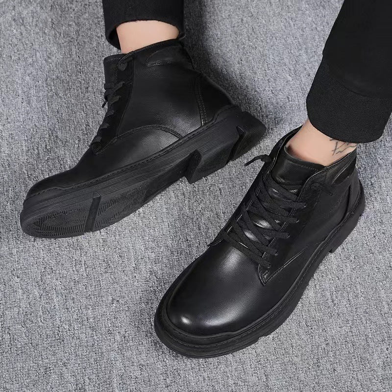 Men's Versatile European High Waist Handsome Trendy Sneakers