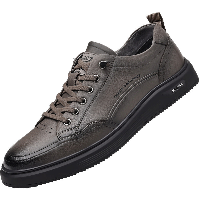 Men's Spring Comfortable Soft Bottom Handmade Trendy Leather Shoes