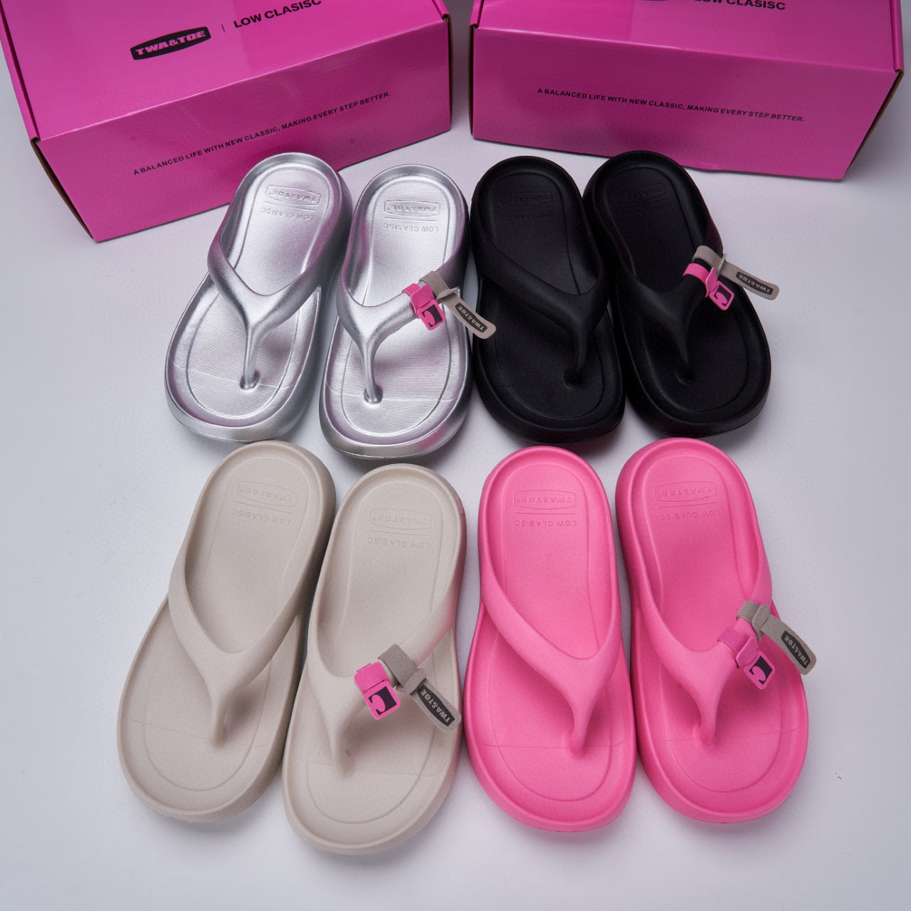 Durable Popular Versatile Flip-flops Summer Thick-soled Slippers