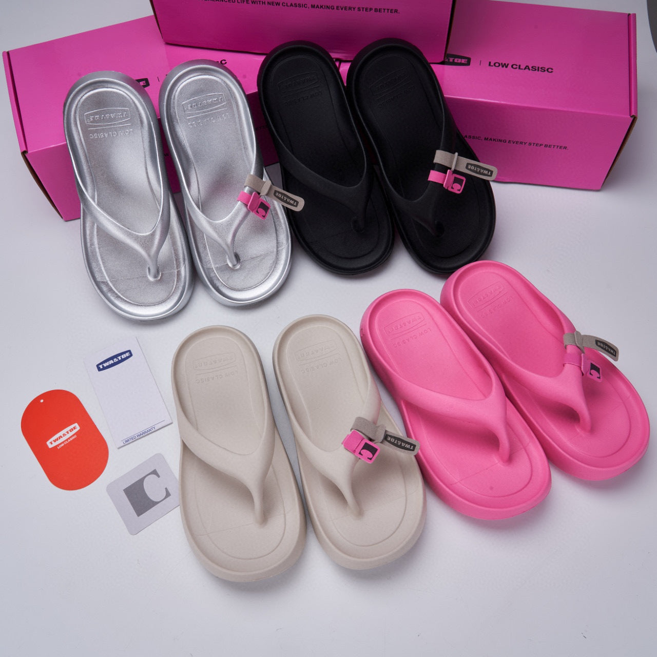 Durable Popular Versatile Flip-flops Summer Thick-soled Slippers