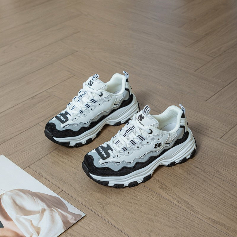 Women's Three Generations Authentic Clunky Sports Running Sneakers