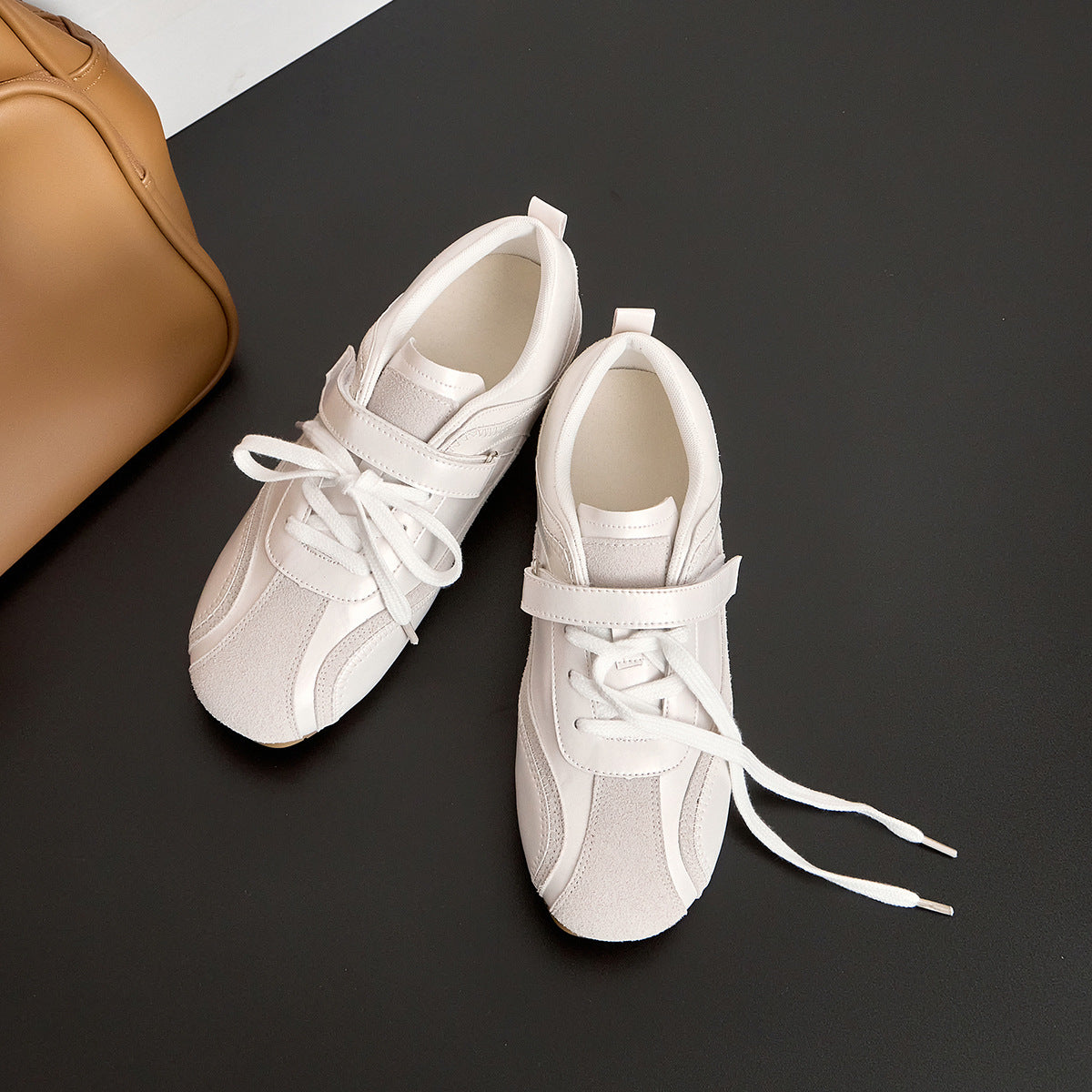 Women's Height Increasing Insole Flat German Training Spring Racing Small Size Sneakers