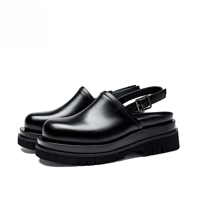 Men's Summer Thick-soled Increased Breathable Personality Roman Sandals