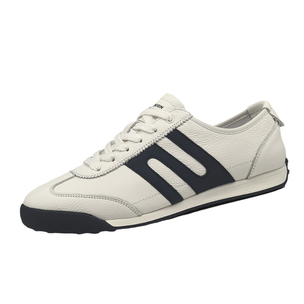 Men's Charming Trendy White German Training Sneakers