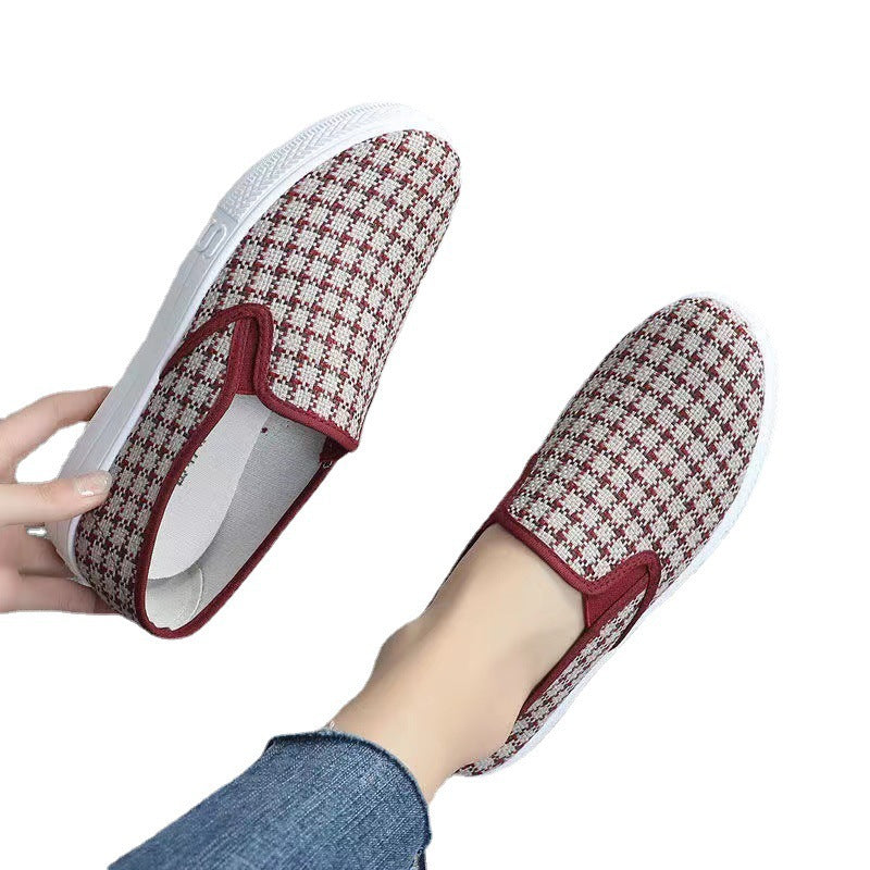 Women's Charming Classic Plaid Fashion Board Casual Shoes