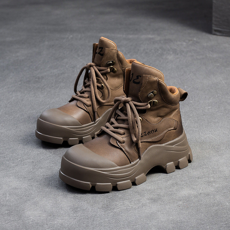 Women's & Men's Style Martin Thick Bottom Big Toe Men's Shoes