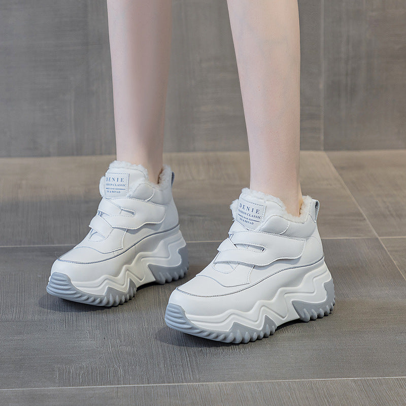 Women's Genuine Platform Height Increasing Insole Sports Casual Shoes
