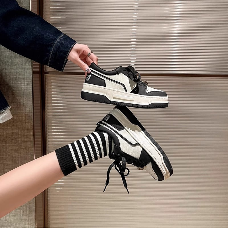 Platform White Black Retro Sports Versatile Hight Casual Shoes