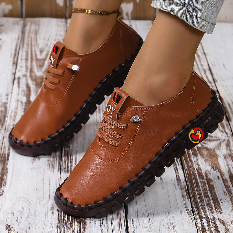 Women's Autumn Pumps Beef Tendon Soft Bottom Handmade Casual Shoes