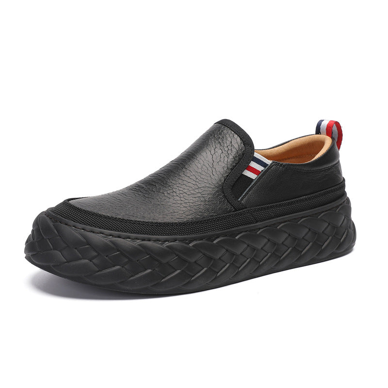 Men's Comfortable Breathable Platform Height Increasing Versatile Sneakers