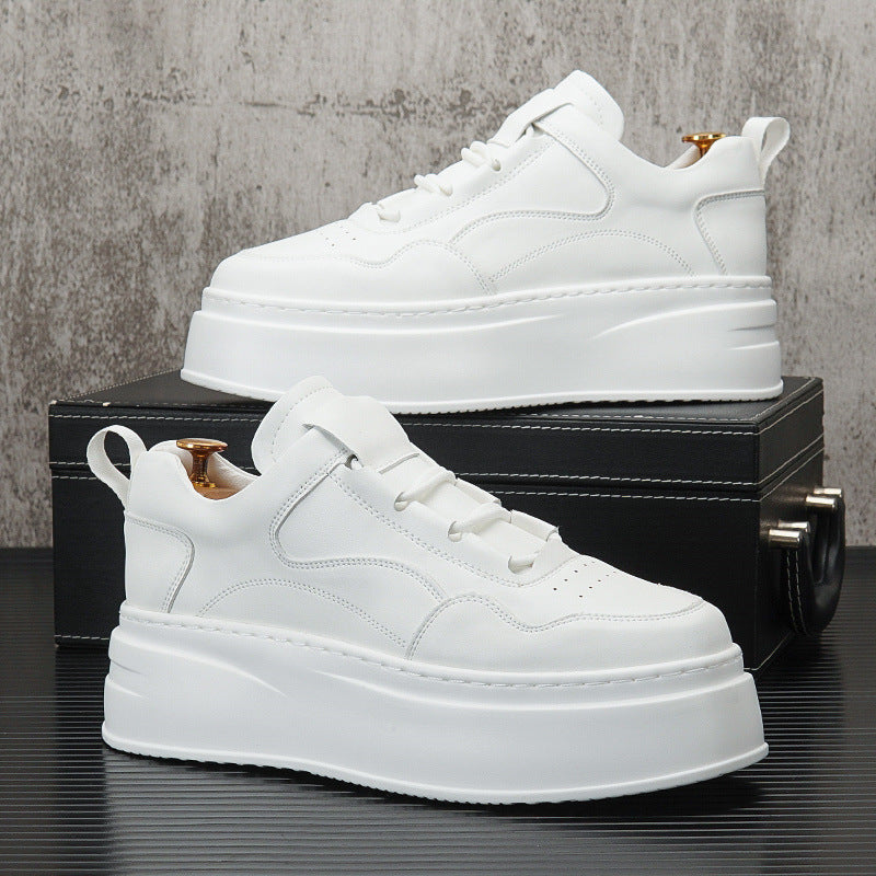 Men's Simple Comfortable Cool Breathable Solid Color Campus Casual Shoes