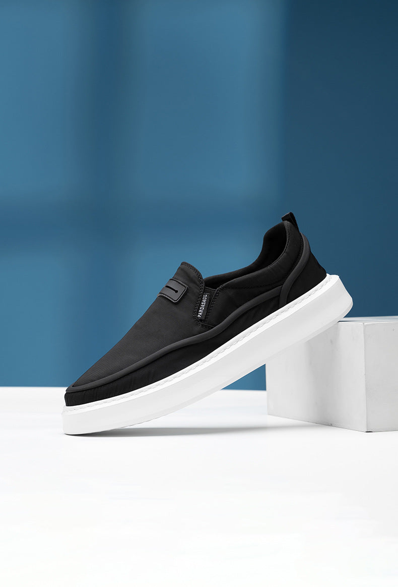 Men's Breathable Cloth Trendy Fashion Slip-on Soft Canvas Shoes