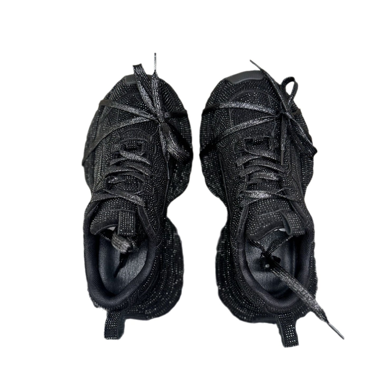 Women's Swan Rhinestone Thick Bottom Fried Street Casual Shoes