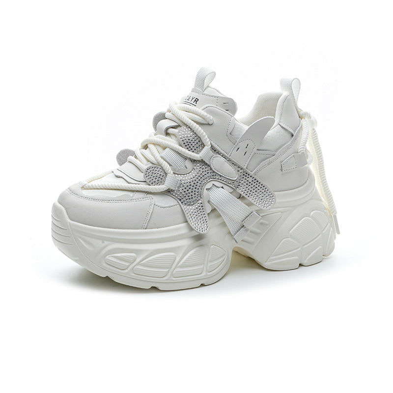 Women's Dad Spring Small Thick Bottom Height Casual Shoes