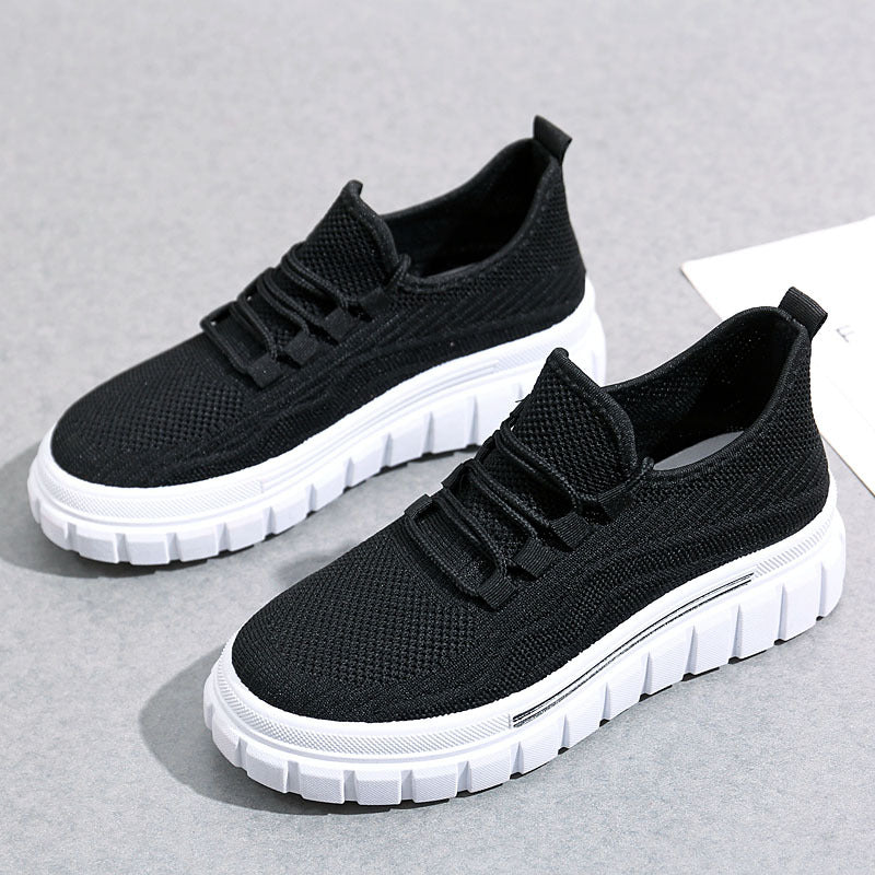 Women's Autumn Fly Woven Mesh Breathable Soft Casual Shoes