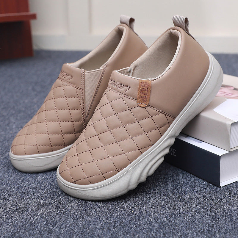 Women's Platform Mother Slip-on Soft Bottom Bread Casual Shoes