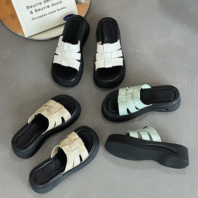 Women's Summer Wear Vacation Style With Skirt Slippers