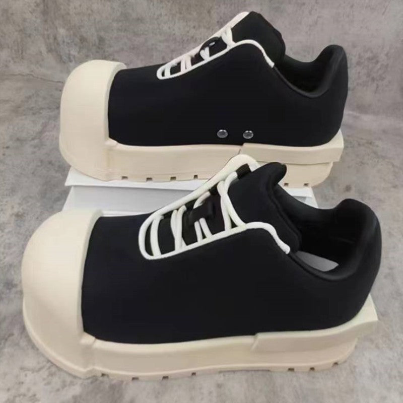 Women's & Men's Rice Chess Big Head Thick Bottom Sneakers