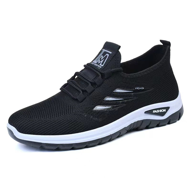 Men's Autumn Breathable Fly Woven Mesh Trendy Casual Shoes
