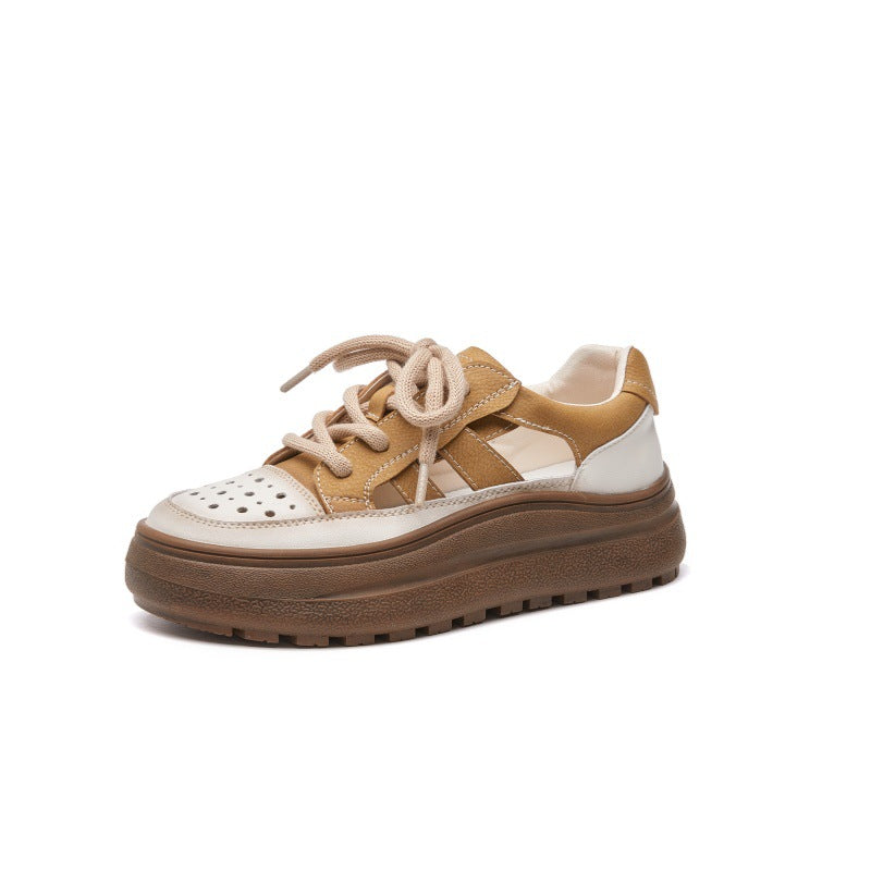 Women's Vintage Soft Bottom Hollow Hole Sports Sandals