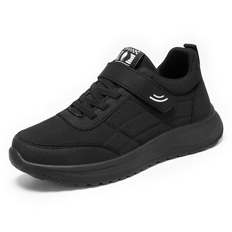 Men's Pure Color Versatile Sports Velcro Convenient Casual Shoes