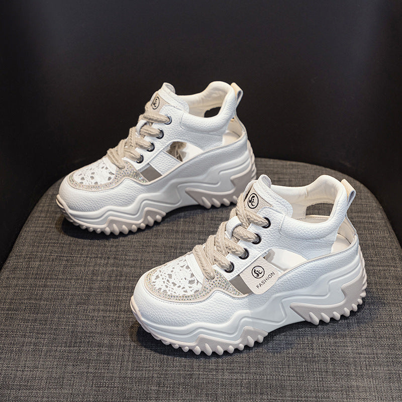 Women's Dad Summer Lightweight Height Increasing Insole Casual Shoes