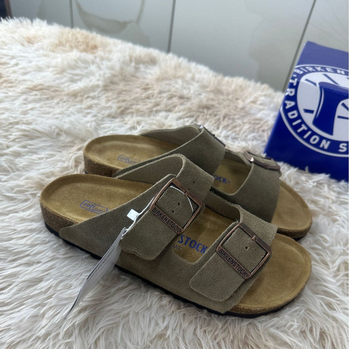 Genuine Double-breasted Two-word Increased Thickness Fashion Slippers