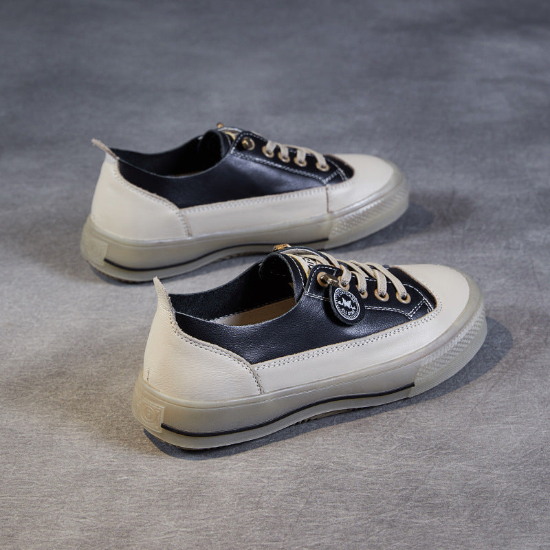 Women's White Slip-on Beef Tendon Soft Bottom Casual Shoes