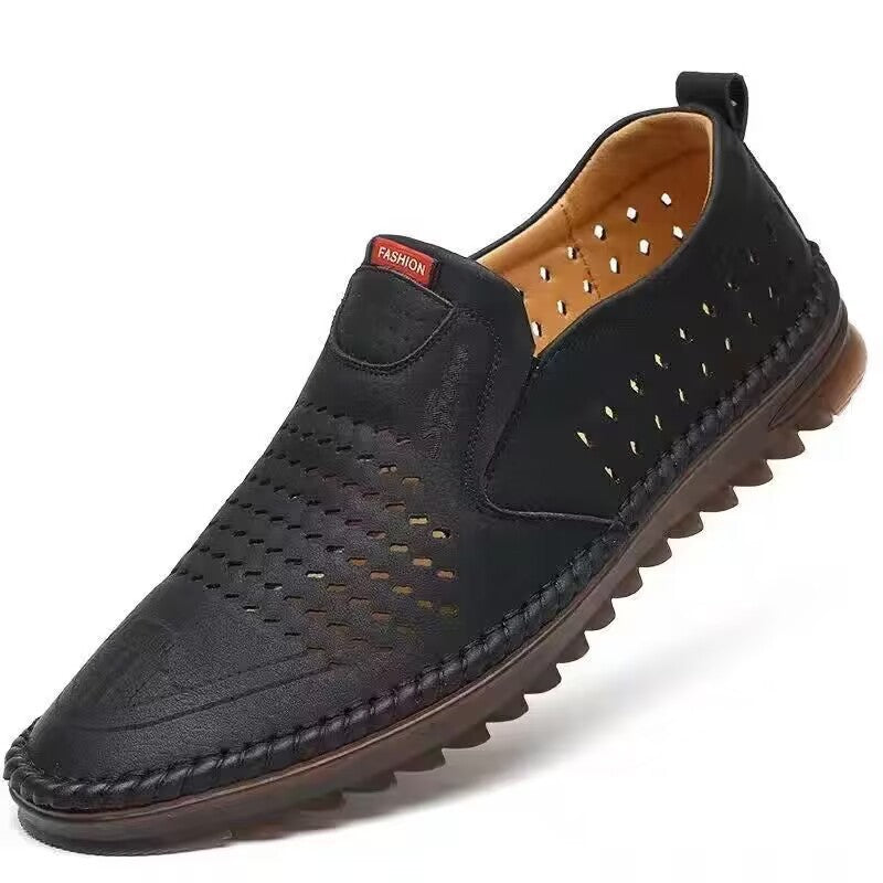 Men's Dad Summer Fashion Soft Bottom Slip-on Casual Shoes