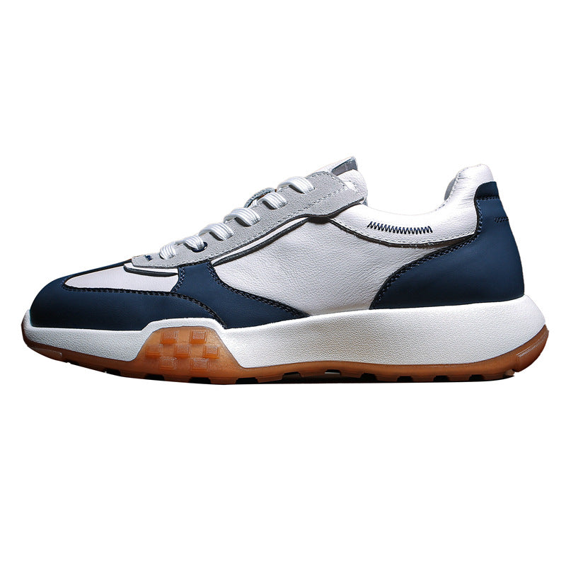 Men's Top Layer Waffle Running Comfortable Platform Casual Shoes