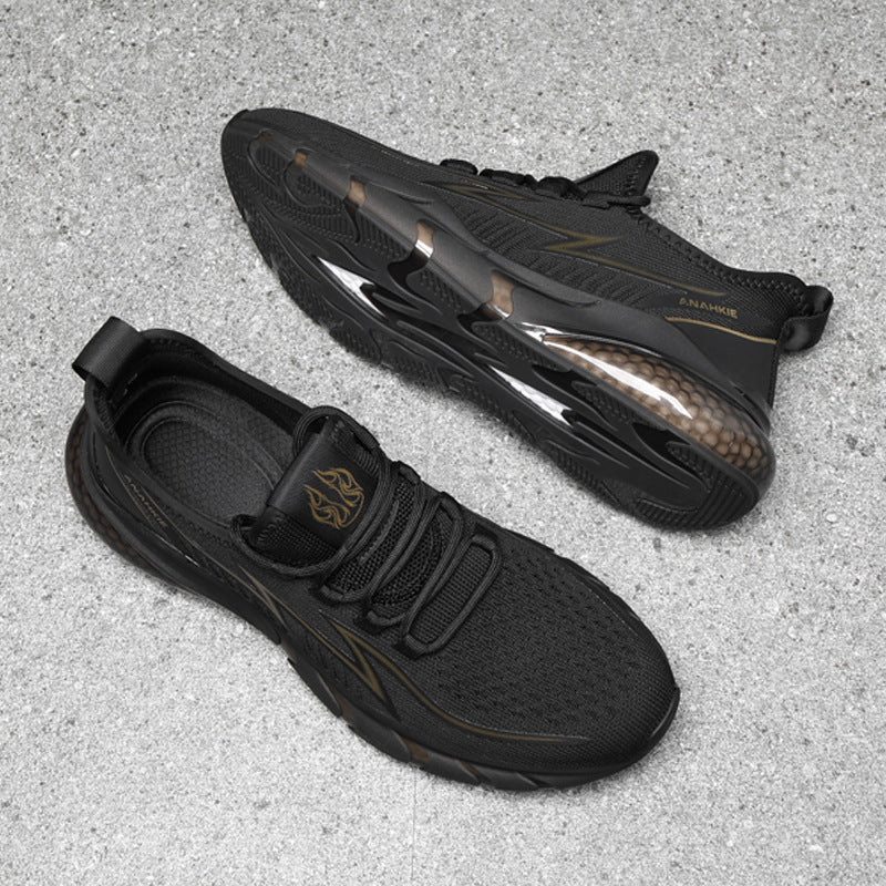 Men's Breathable Mesh Surface Sports Air Cushion Sneakers