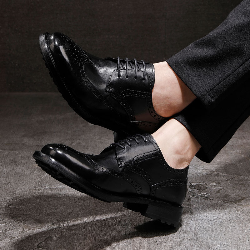 Men's Good Year Plus Size Business Formal Wear Leather Shoes