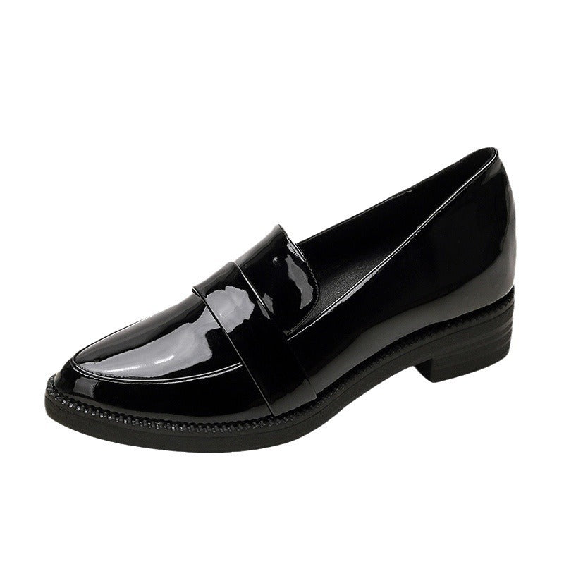 Women's Tang Jing British Style Chunky Height Casual Shoes