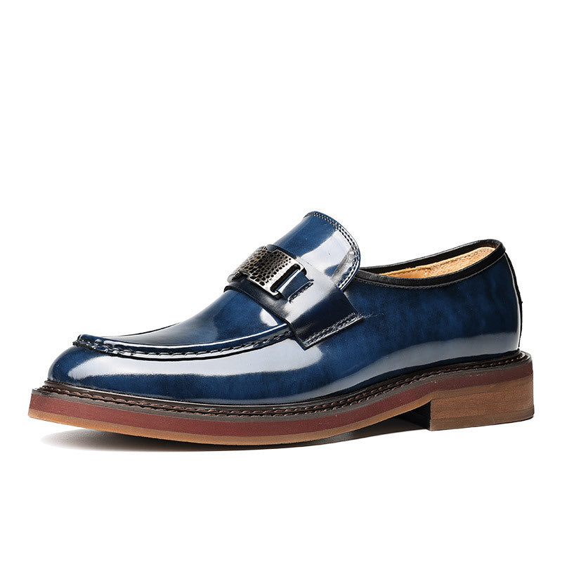 Men's Cow Lining Business British Style Tendon Loafers