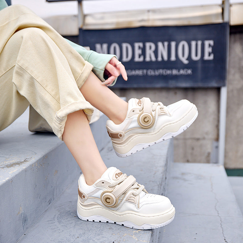 Women's & Men's National Fashion Retro Couple Niche Headphones Casual Shoes