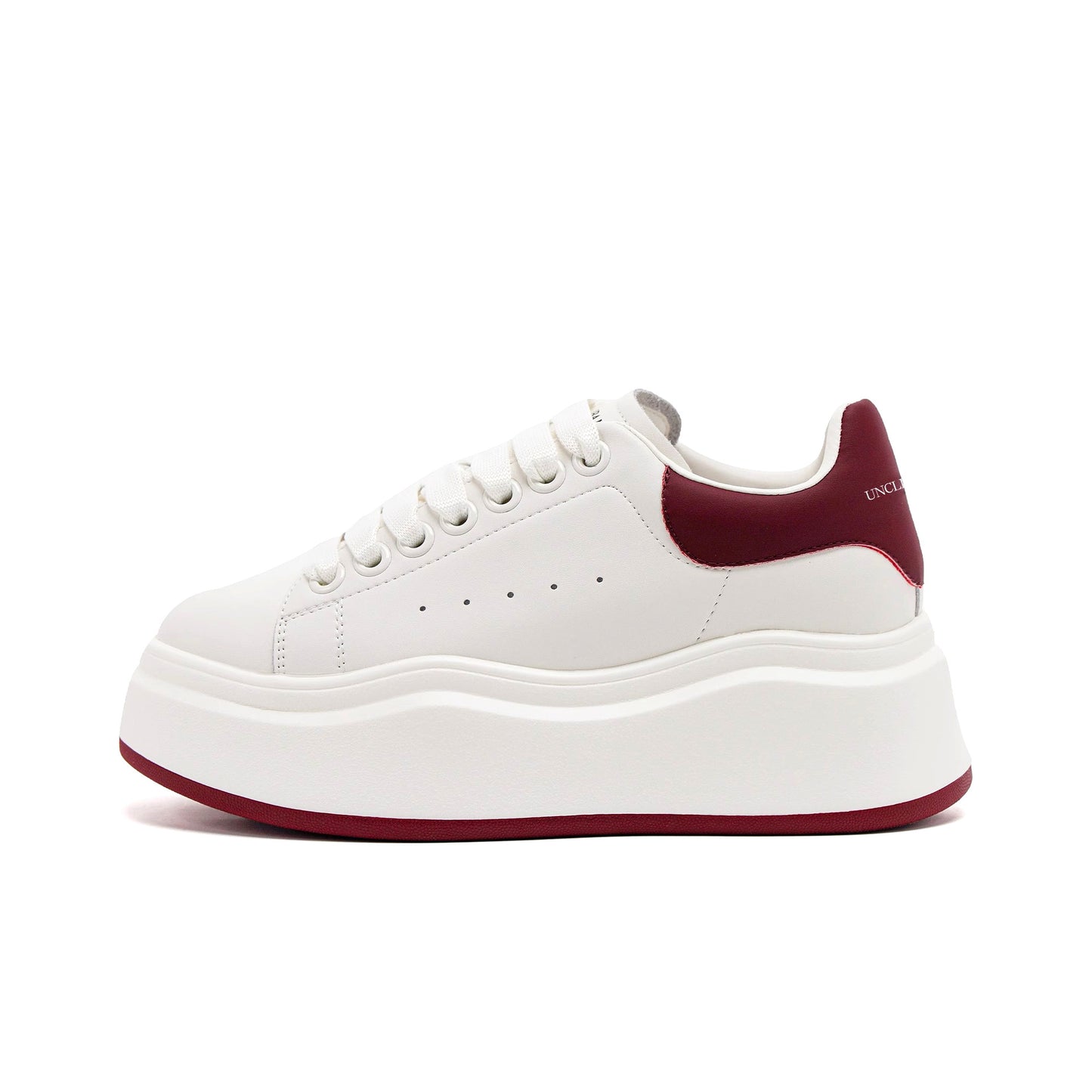Women's Thick-soled White Spring Platform Height Increasing Women's Shoes