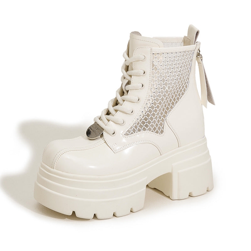 Women's Height Increasing Insole Breathable Small Platform Ankle Sandals