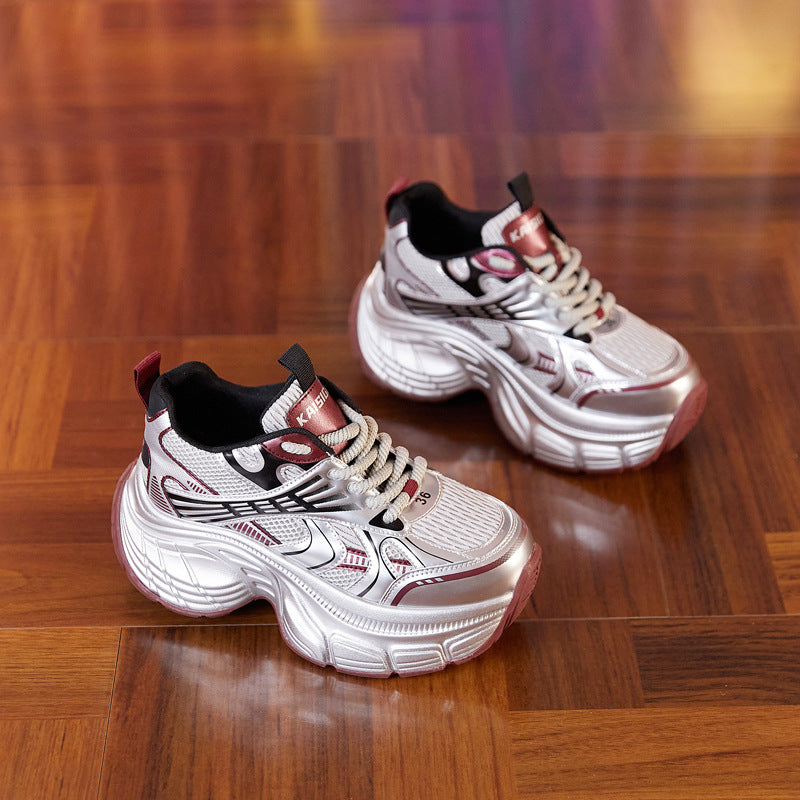 Women's Insole Fashion Clunky Platform Sports Leisure Sneakers